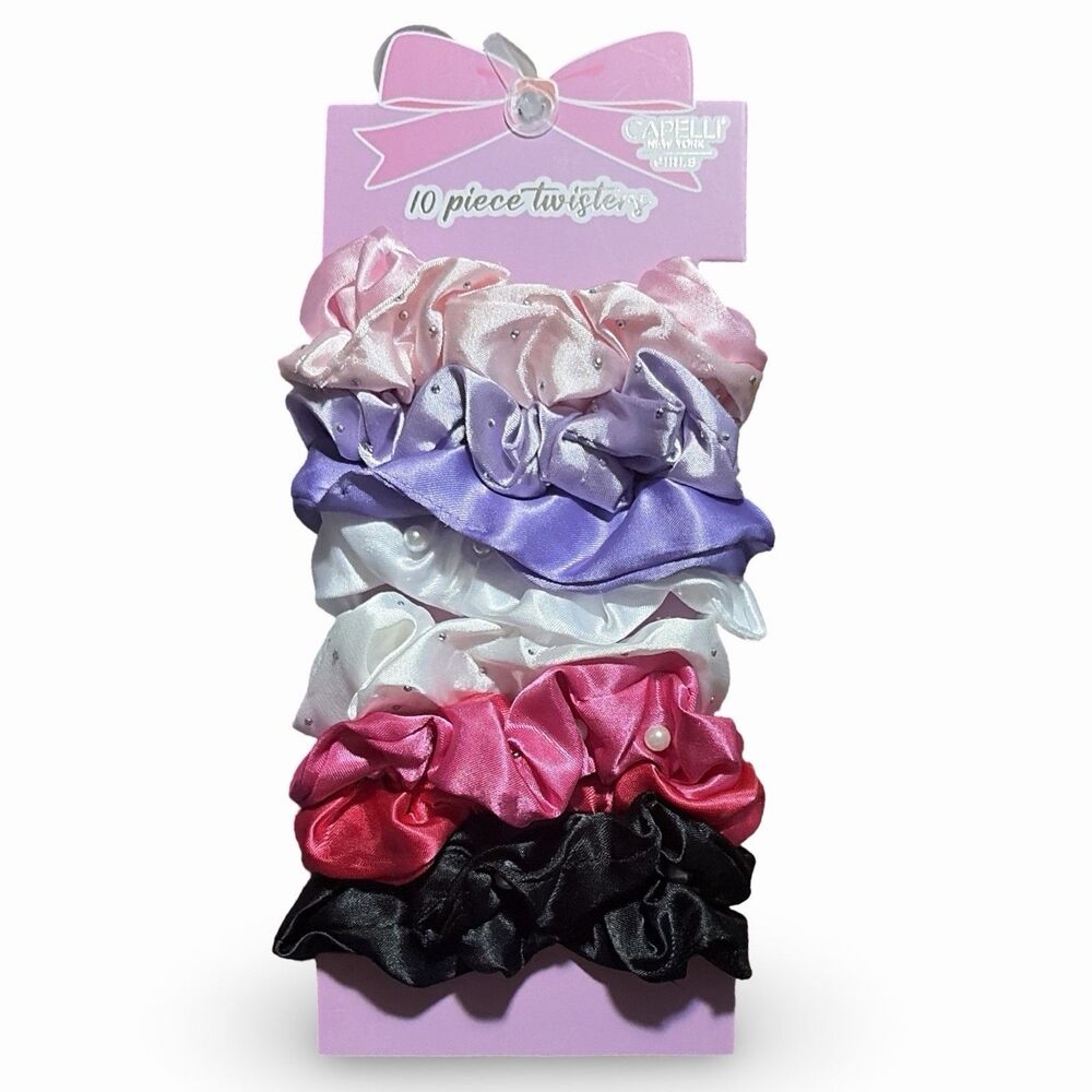 Capelli New York GIrl’s 10 Piece Hair Twisters NWT